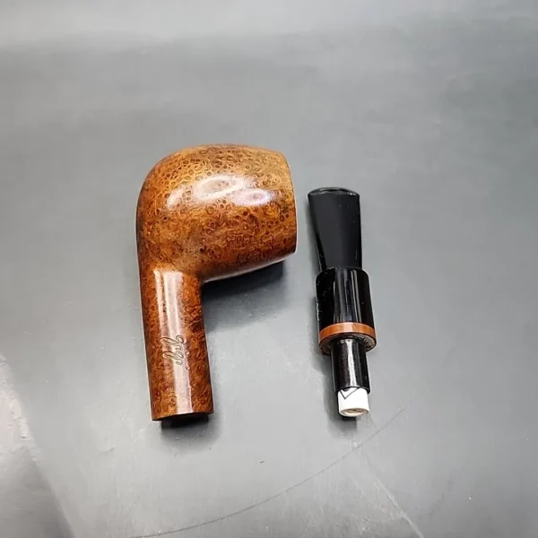 Gigi Giant Smooth Bent Apple Estate Briar Pipe, Unsmoked, 9mm [SOLD OUT] - Image 11