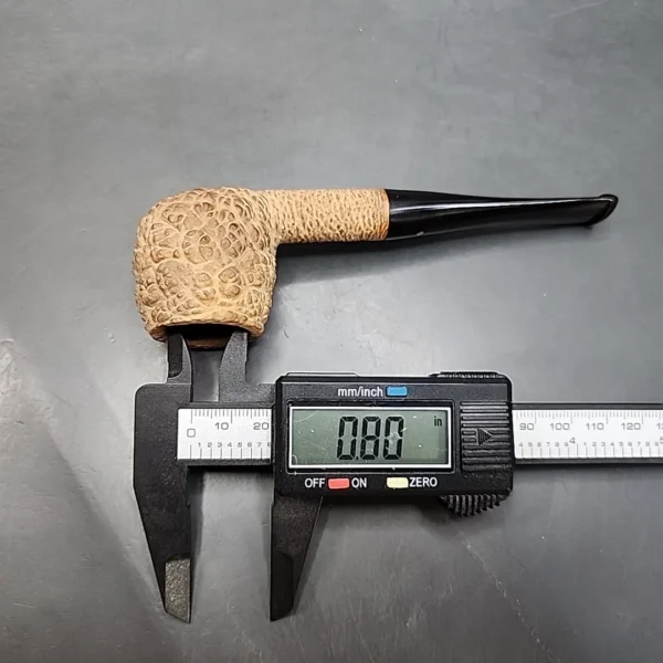 Savinelli Punto Oro Corallo Rusticated Straight Apple Estate Briar Pipe [SOLD OUT] - Image 11