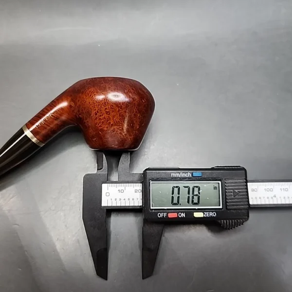 Vauen 3939 Smooth Bent Volcano Sitter Estate Briar Pipe, Unsmoked, 9mm [SOLD OUT] - Image 11