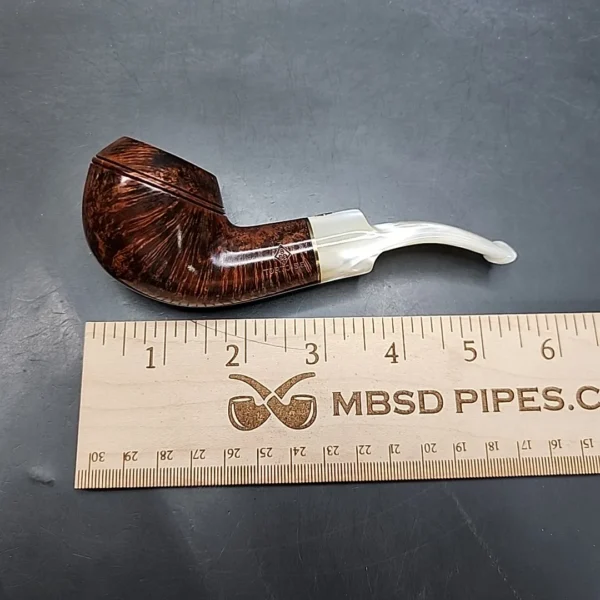 BBB Tortoise 765 Smooth Bent Estate Briar Pipe, Unsmoked [SOLD OUT] - Image 10
