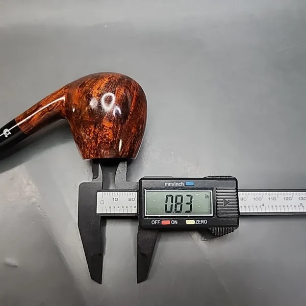 Bjarne Handmade Bent Brandy Estate Briar Pipe, Unsmoked [SOLD OUT] - Image 11