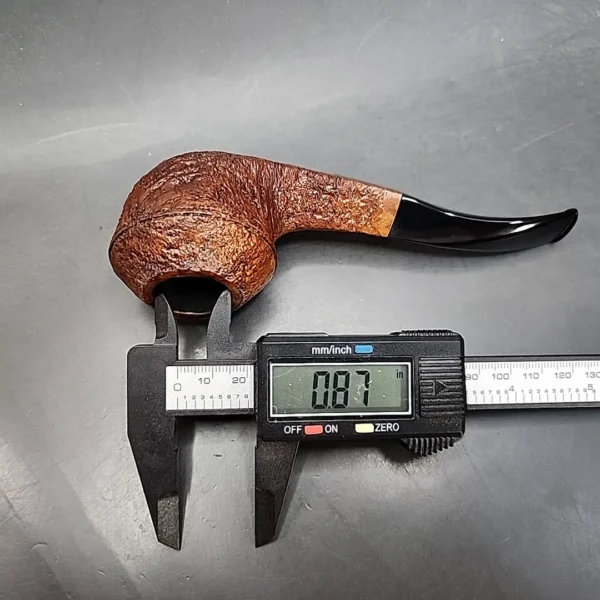 Mark Tinsky Tan Blast 5, Sandblasted Bent Bulldog Estate Briar Pipe [SOLD OUT] - Image 11