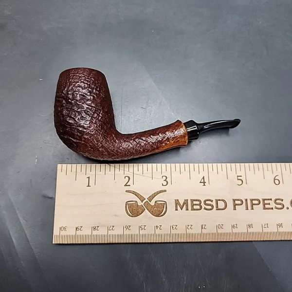 Jess Chonowitsch Sandblasted Bent Egg Estate Briar Pipe, Danish Estates [SOLD OUT] - Image 11