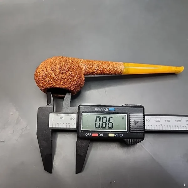 Pipe Tristan Rusticated Prince Handmade Briar Pipe, New [SOLD OUT] - Image 11