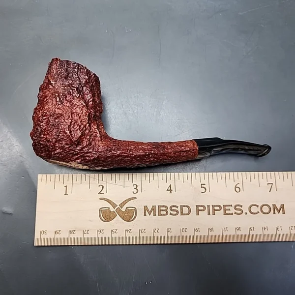 Savinelli Estella Large Rusticated Bent Brandy Estate Briar Pipe [SOLD OUT] - Image 11