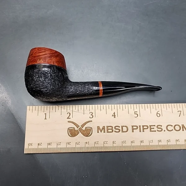Vauen Inter Style 443 Partially Rusticated Estate Briar Pipe, Unsmoked, 9mm [SOLD OUT] - Image 12