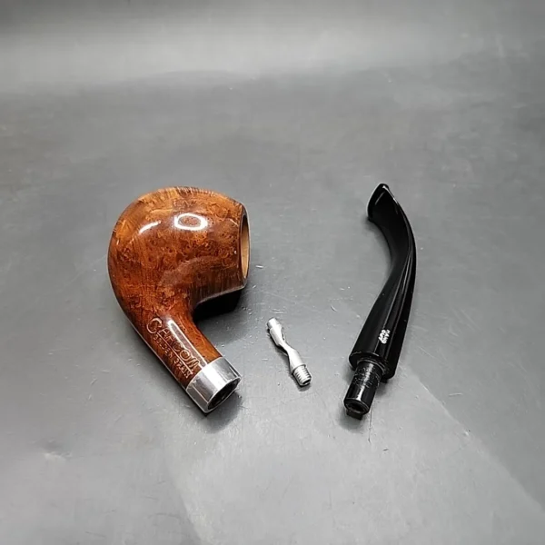 Chacom Golden Grain 184 Smooth Bent Apple Estate Briar Pipe - Image 12