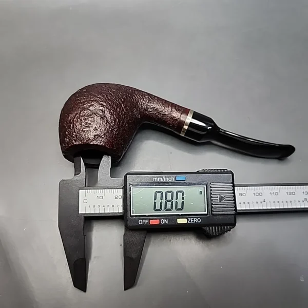 Vauen 5205 Sandblasted Bent Brandy Estate Briar Pipe, Unsmoked, 9mm [SOLD] - Image 12