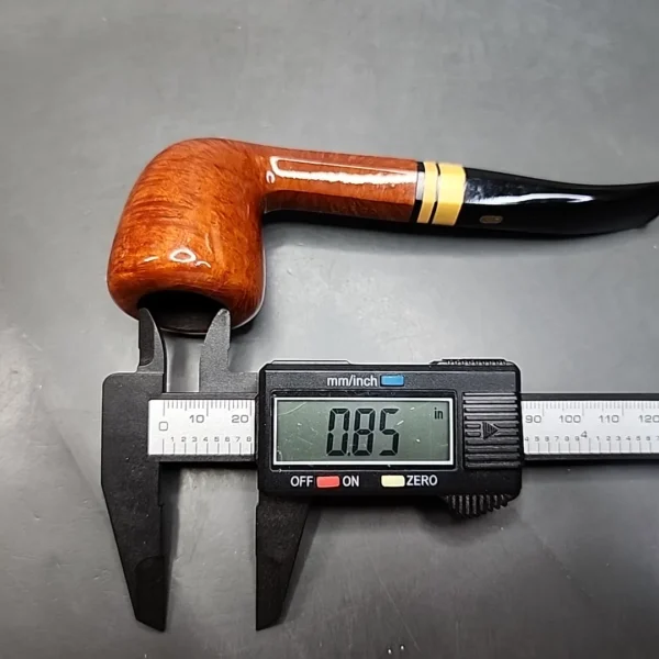Chacom Hexagone 859 Smooth Panel Pear Estate Briar Pipe, Unsmoked [SOLD OUT] - Image 12