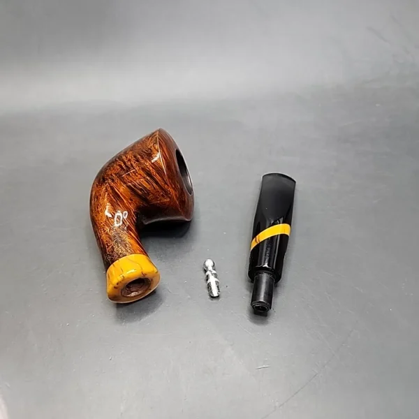 Chacom Richmond 266 Smooth Bent Dublin Estate Briar Pipe, Unsmoked [SOLD OUT] - Image 12