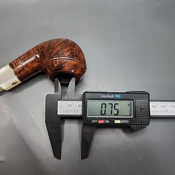 BBB Tortoise 765 Smooth Bent Estate Briar Pipe, Unsmoked [SOLD OUT] - Image 11