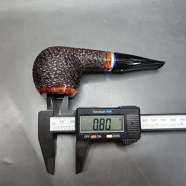 Vauen McRooty 412 Rusticated Straight Apple Estate Briar Pipe, Unsmoked, 9mm [SOLD OUT] - Image 12
