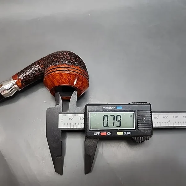 Vauen Select 302 Rusticated Bent Rhodesian Estate Briar Pipe, Unsmoked 9mm [SOLD OUT] - Image 12