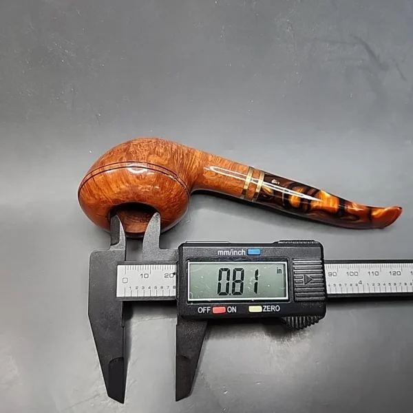 Chacom Corona 426 Smooth Bent Rhodesian Estate Briar Pipe Unsmoked [SOLD OUT] - Image 12