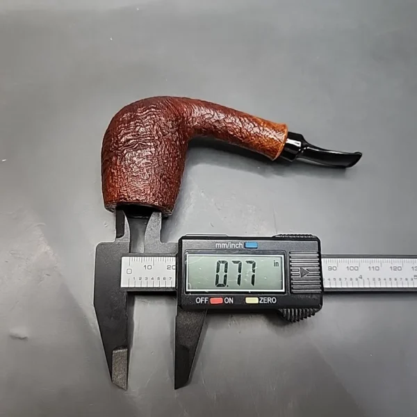 Jess Chonowitsch Sandblasted Bent Egg Estate Briar Pipe, Danish Estates [SOLD OUT] - Image 12