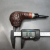 Vauen by Barontini 512 Rusticated Straight Brandy Estate Briar Pipe, Unsmoked, 9mm - Image 12
