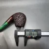 Sean Reum Pipes Large Partially Rusticated Bent Egg Estate Briar Pipe [SOLD OUT] - Image 12