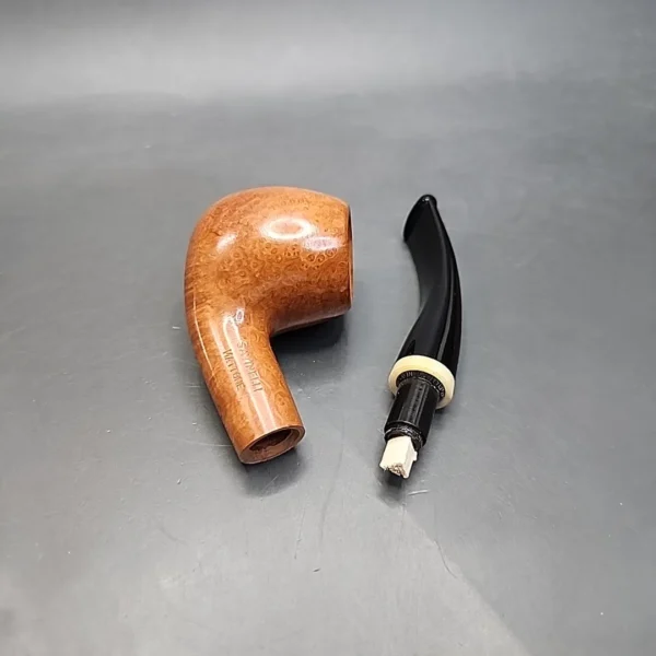 Savinelli Mattone 626 Smooth Bent Apple Estate Briar Pipe, 6mm, Unsmoked - Image 12