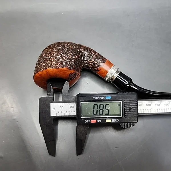Vauen by Barontini 55 Rusticated Bent Dublin Estate Briar Pipe, Unsmoked, 9mm [SOLD OUT] - Image 13