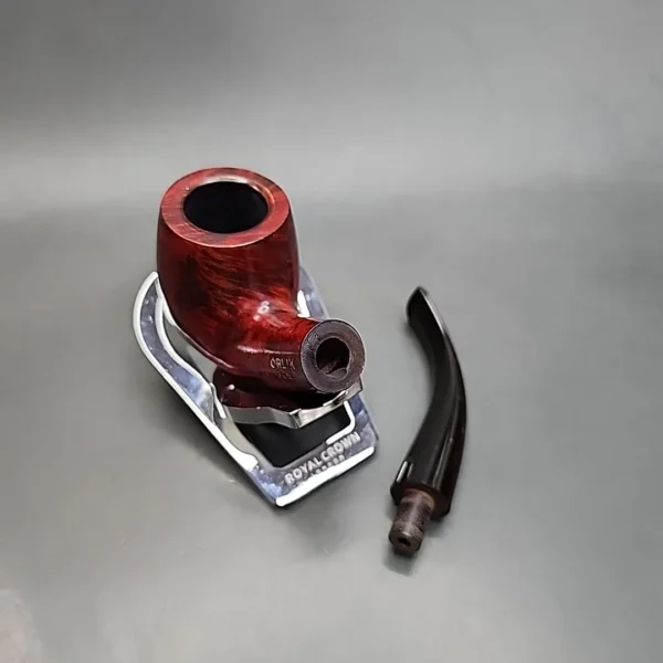 Orlik Rose 4277 Smooth Bent Billiard Estate Briar Pipe Unsmoked [SOLD OUT] - Image 13