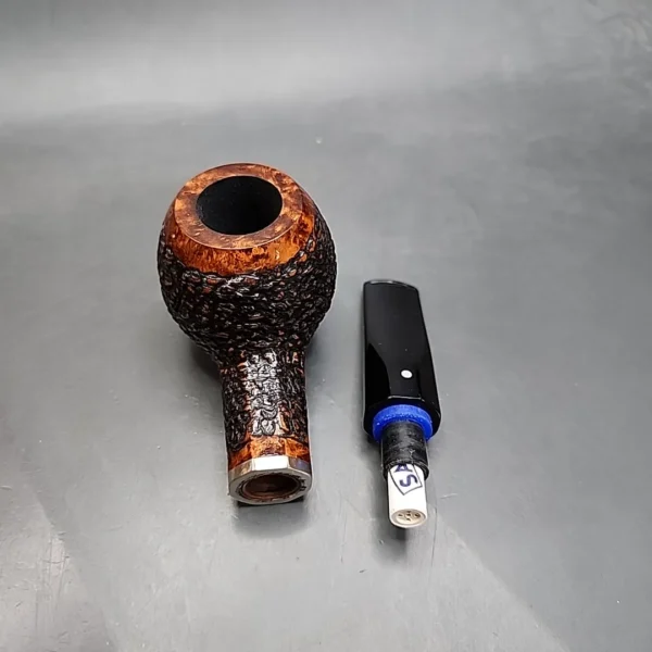 Vauen McRooty 412 Rusticated Straight Apple Estate Briar Pipe, Unsmoked, 9mm [SOLD OUT] - Image 13