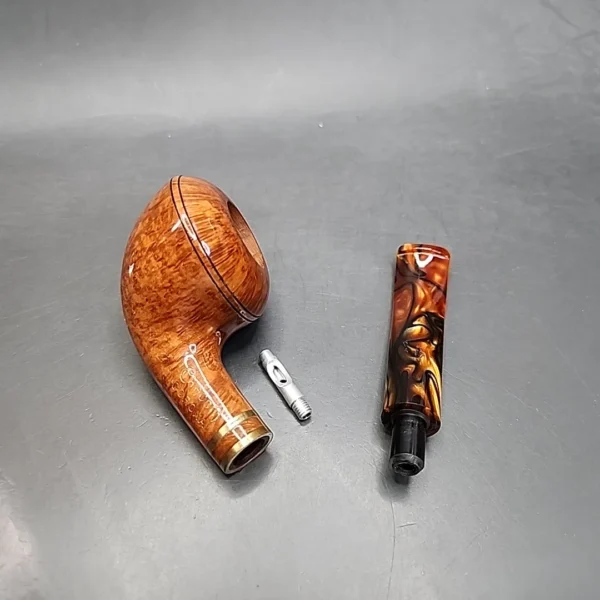 Chacom Corona 426 Smooth Bent Rhodesian Estate Briar Pipe Unsmoked [SOLD OUT] - Image 13