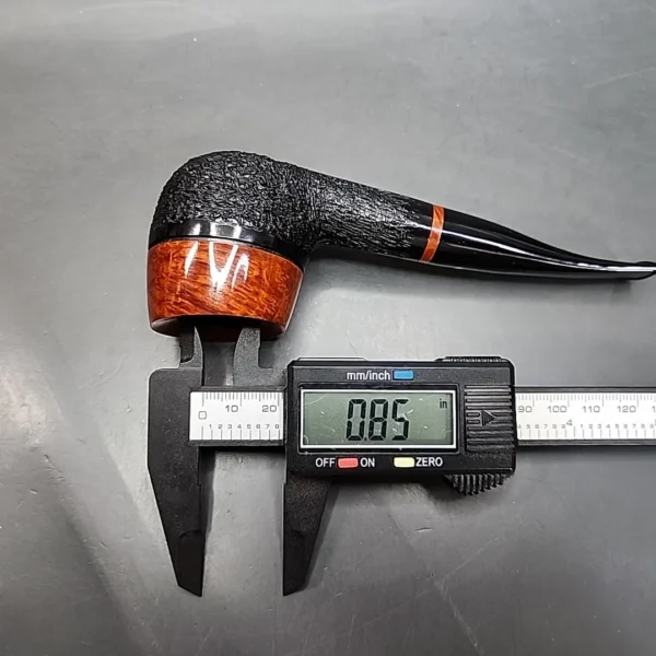 Vauen Inter Style 443 Partially Rusticated Estate Briar Pipe, Unsmoked, 9mm [SOLD OUT] - Image 13