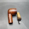 Gigi Elegance Chubby Straight Billiard Estate Briar Pipe Unsmoked 9mm, Horn Stem [SOLD OUT] - Image 13