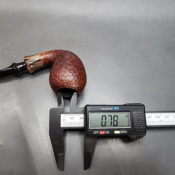 Jess Chonowitsch Sandblasted Acorn Estate Briar Pipe, Danish Estates [SOLD OUT] - Image 13