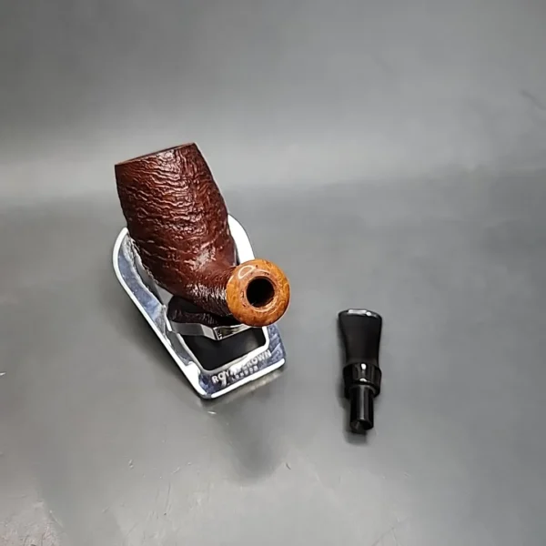 Jess Chonowitsch Sandblasted Bent Egg Estate Briar Pipe, Danish Estates [SOLD OUT] - Image 13