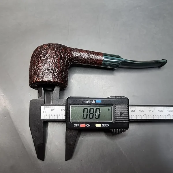 Ashton XXX Pebble Grain 216 Bent Pot Estate Briar Pipe [SOLD OUT] - Image 13
