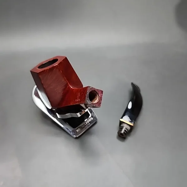 BBB Facet 11 Smooth Panel Brandy Estate Briar Pipe, Unsmoked - Image 13