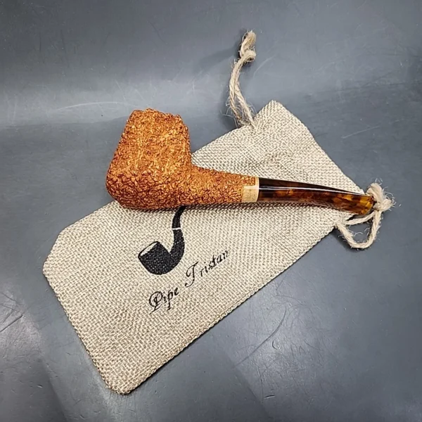 Pipe Tristan Bent Brandy Handmade Briar Pipe, New - Image 14