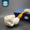 MBSD Meerschaum Deluxe Claw Block Meerschaum Pipe, Briar Mortise [SOLD OUT]