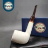 MBSD Meerschaum Deluxe Lovat Block Meerschaum Pipe, Briar-Mortise [SOLD OUT]