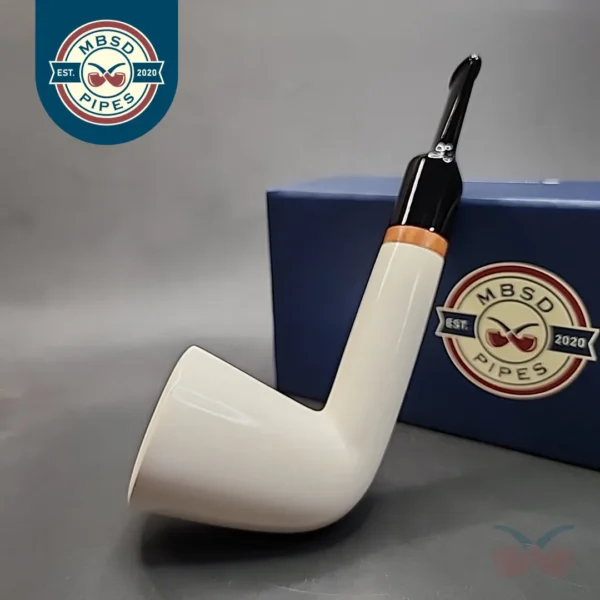 MBSD Meerschaum Deluxe Straight Dublin Block Meerschaum Pipe [SOLD OUT]
