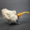 MBSD Meerschaum Masters by Kenan, Dragon Claw Block Meerschaum Pipe, New - Image 3
