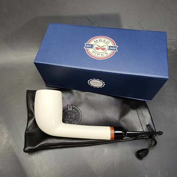 MBSD Meerschaum Deluxe Lovat Block Meerschaum Pipe, Briar-Mortise [SOLD OUT] - Image 3