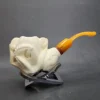 MBSD Meerschaum Deluxe Claw Block Meerschaum Pipe, Briar Mortise [SOLD OUT] - Image 4