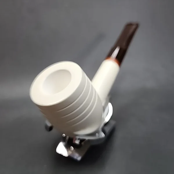 MBSD Meerschaum Deluxe Lovat Block Meerschaum Pipe, Briar-Mortise [SOLD OUT] - Image 5