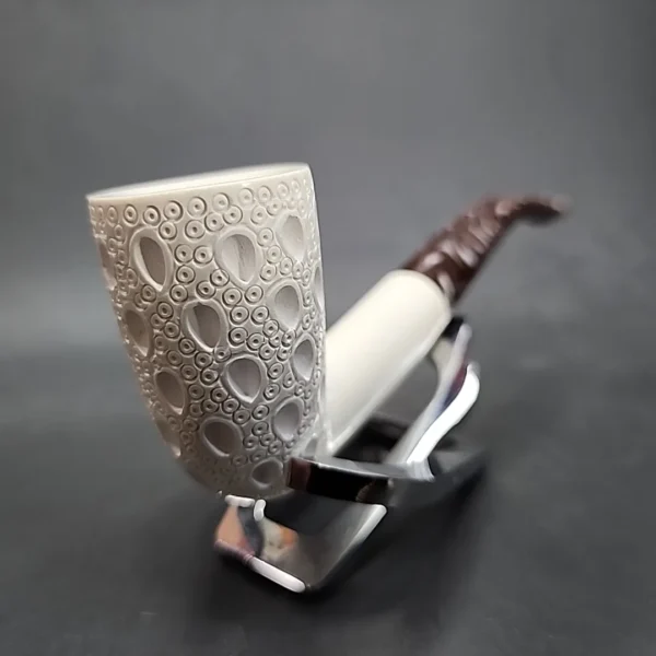 MBSD Meerschaum Lattice Stack Dublin Block Meerschaum Pipe [SOLD OUT] - Image 5