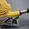 MBSD Deluxe by Kenan Bison Block Meerschaum Pipe Briar-Mortise [SOLD OUT] - Image 5