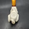 MBSD Meerschaum Deluxe Claw Block Meerschaum Pipe, Briar Mortise [SOLD OUT] - Image 6