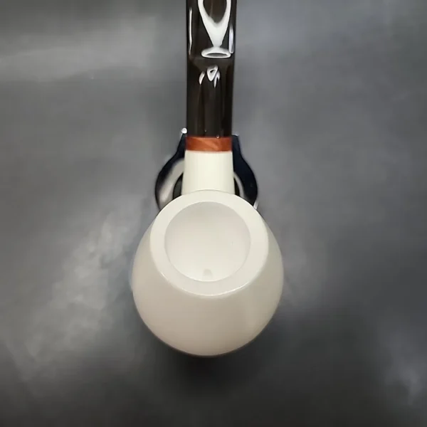 MBSD Meerschaum Bent Egg Block Meerschaum Pipe Briar-Mortise [SOLD OUT] - Image 6