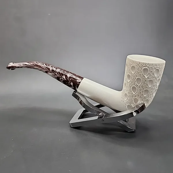 MBSD Meerschaum Lattice Stack Dublin Block Meerschaum Pipe [SOLD OUT] - Image 8