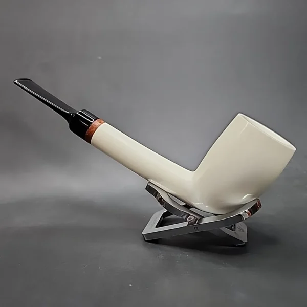 MBSD Meerschaum Deluxe Lovat Block Meerschaum Pipe, Briar-Mortise [SOLD OUT] - Image 8