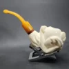 MBSD Meerschaum Deluxe Claw Block Meerschaum Pipe, Briar Mortise [SOLD OUT] - Image 9