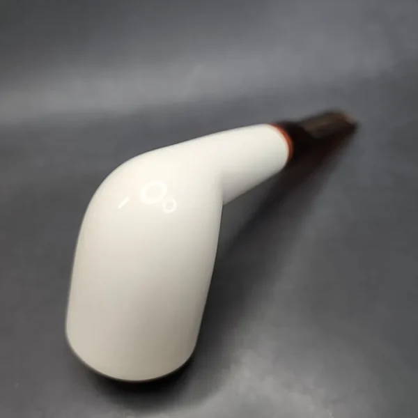 MBSD Meerschaum Deluxe Billiard Block Meerschaum Pipe, Briar-Mortise [SOLD OUT] - Image 9