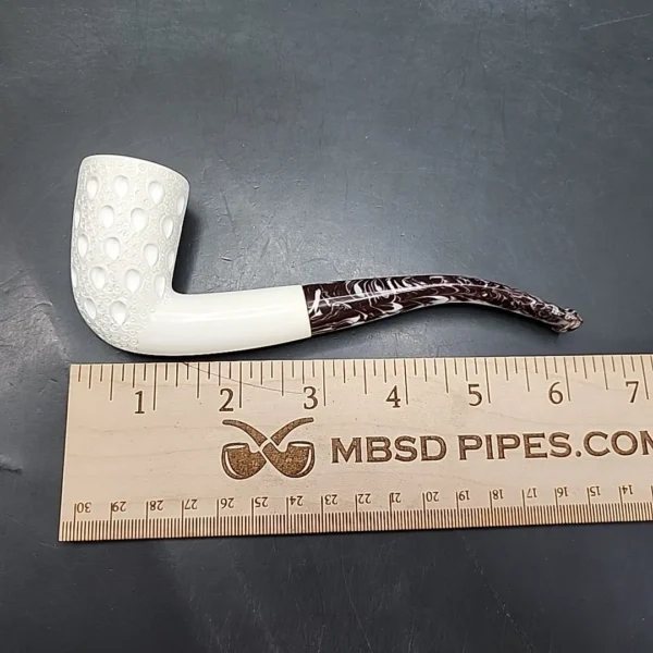 MBSD Meerschaum Lattice Stack Dublin Block Meerschaum Pipe [SOLD OUT] - Image 10