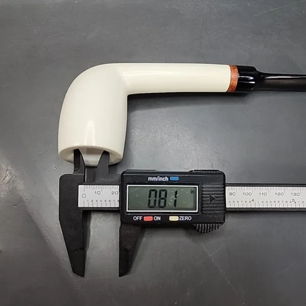 MBSD Meerschaum Deluxe Lovat Block Meerschaum Pipe, Briar-Mortise [SOLD OUT] - Image 10